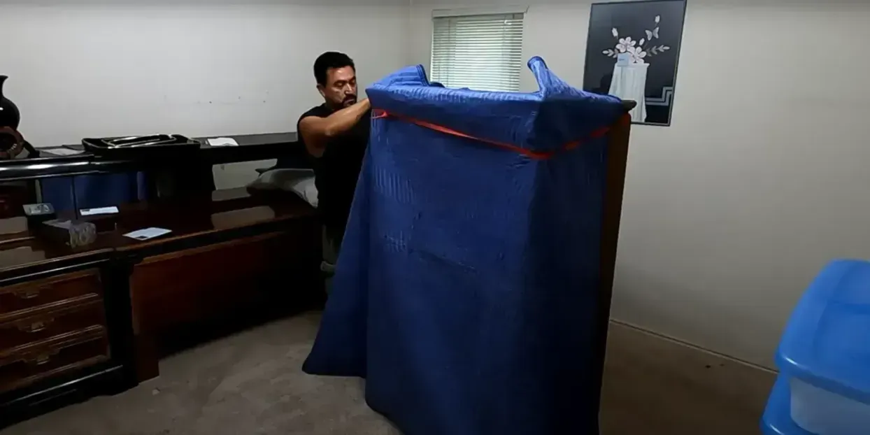 Movers loading the truck